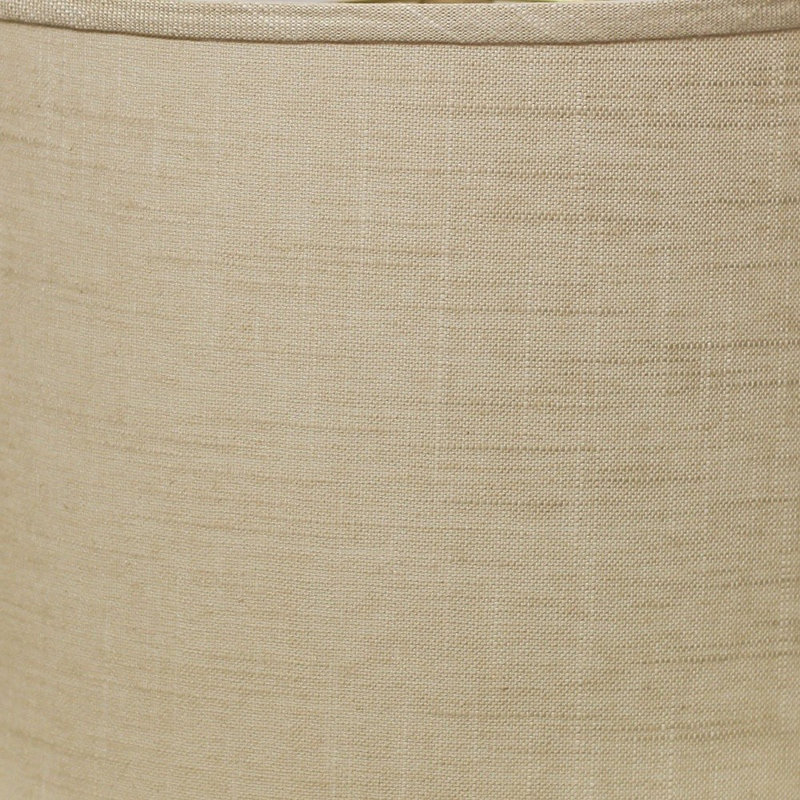 Abat-jour tambour en lin 13 po