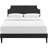 Corene Platform Bed with Squared Tapered Legs-717047249-717047254