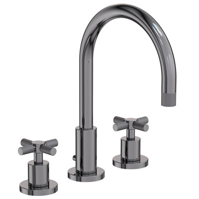Muncy Widespread Bathroom Faucet with Drain Assembly