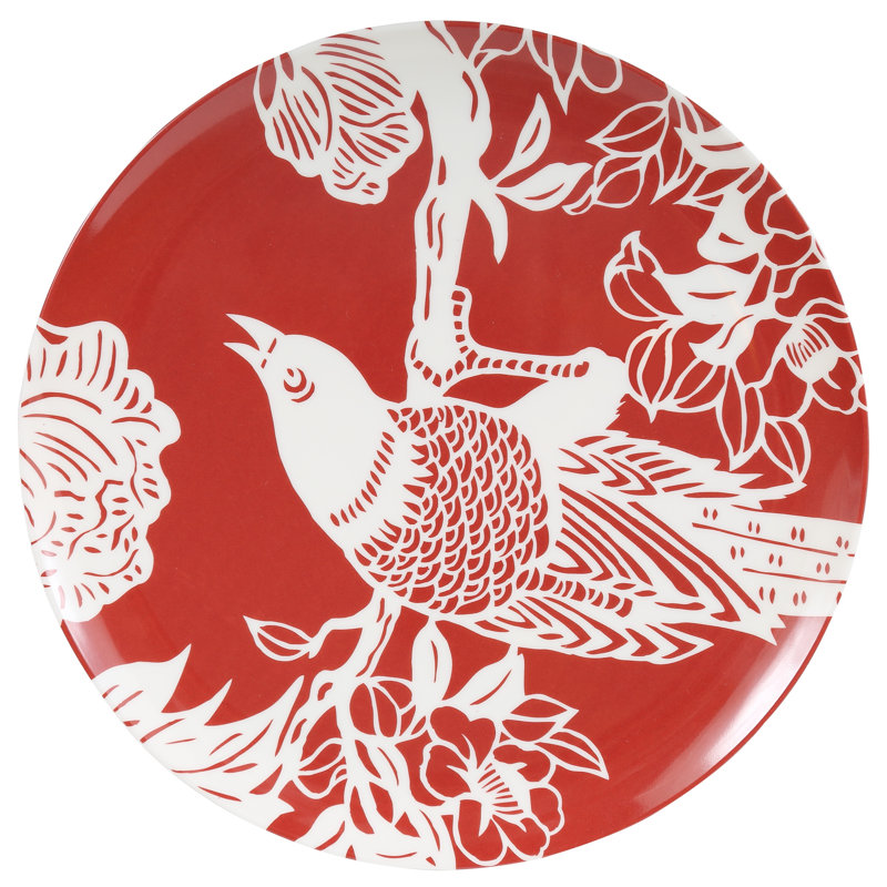 Manfull 4 Piece 9" Melamine Salad or Dessert Plate Set