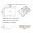 White 24 in. Porcelain Rectangular Undermount Bathroom Sink With Overflow For Modern Bathroom