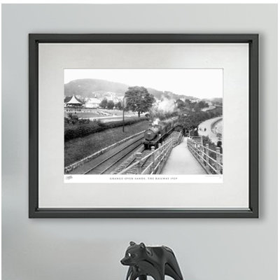 Grange-Over-Sands, The Railway 1929 by Francis Frith - Single Picture Frame Print