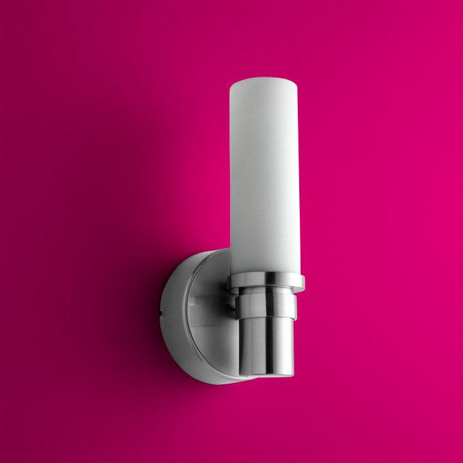 Sellner Armed Sconce, Satin Nickel
