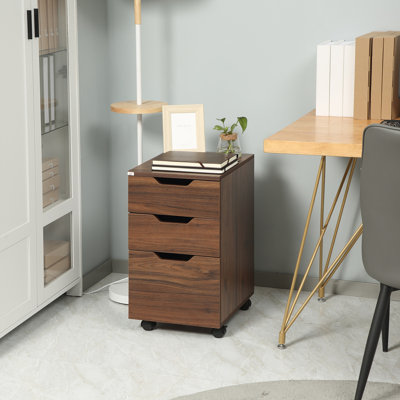 Hilliary 15.75'' Wide 3 -Drawer Mobile File Cabinet