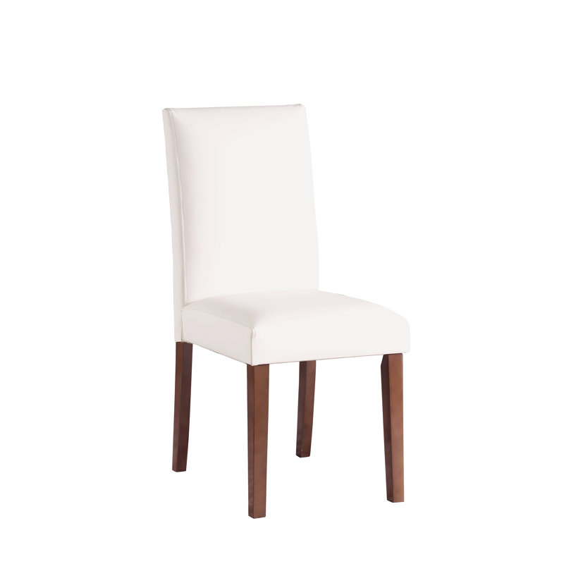 Chaise parsons rembourrée en similicuir Nicolet