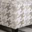 Repose-pieds rembourré de style contemporain