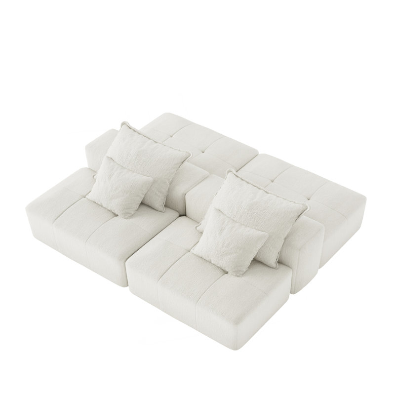 Canapé modulaire surdimensionné Modern, 2, Beige