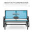 Banc oscillant extérieur pour 2 personnes Outsunny-129462895