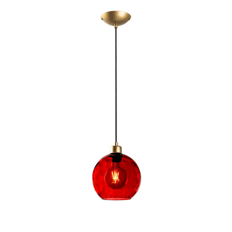 Sheen - Light Pendant, Gold, Red