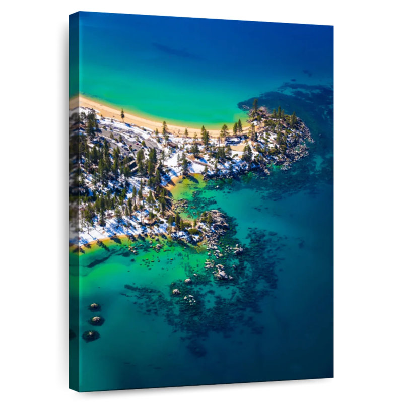 Alvord Lake Tahoe d'en haut, H 39 po x l 26 po