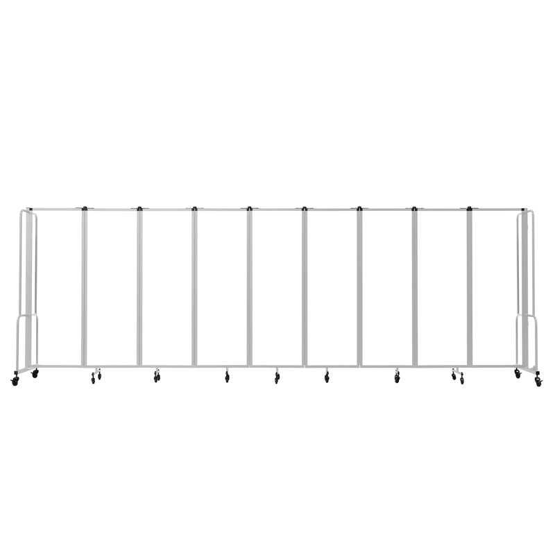 Cloison autoportante ROBO Series, gris, Transparent, 118 pouces