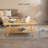 Contour Mango Wood Coffee Table – Entryway Table, Sofa Table, Accent Furniture for Living Room, Hallway, Bedroom