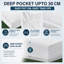 Soft Terry Towel Waterproof Mattress Protector Breathable Noiseless Fitted Bed Cover-920322047