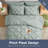 Bed-in-a-Bag Pinch Pleat Comforter Set with Bed Sheets & Memory Foam Cooling Pillows-116163024-116163017