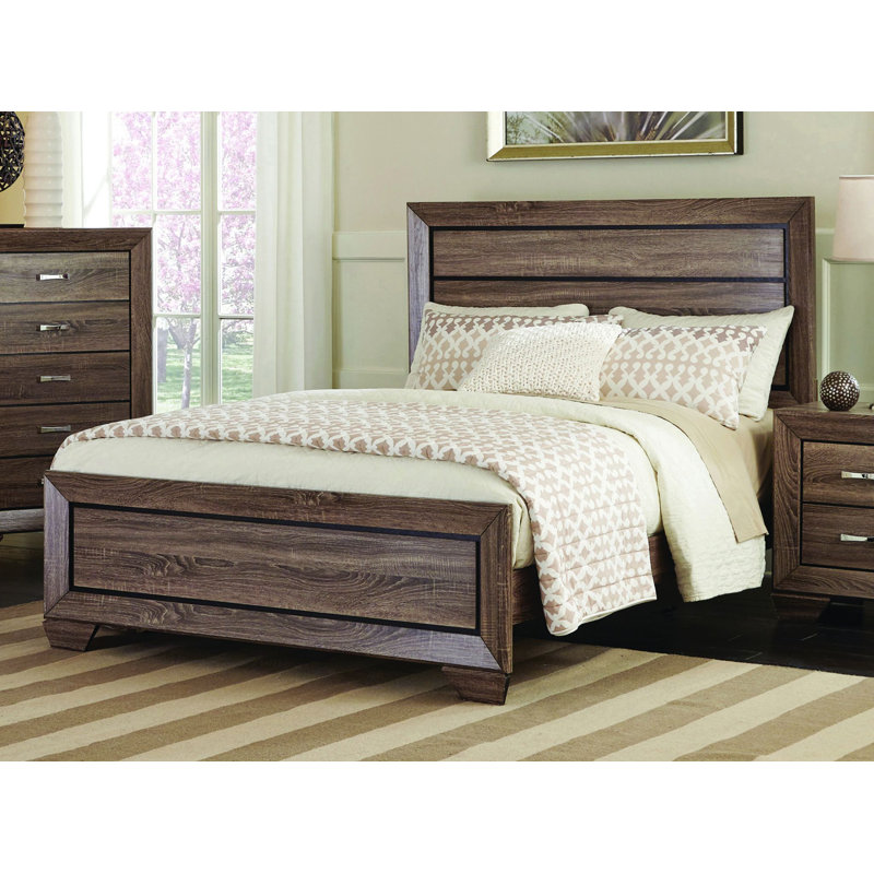 Gussie Standard Bed, Queen, Washed Taupe