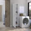 Grande armoire de rangement blanche Vintro