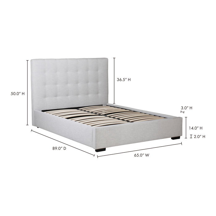 Verdie Upholstered Storage Bed & Reviews | Joss & Main