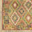 Hovey Tribal Diamond Machine Washable Gold/Red/Brown Area Rug Mat-1875091486