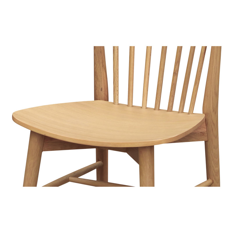 Marley Dining Chair Walnut-Set of Two, Oak
