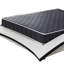 Matelas en mousse haute densité imperméable de 6 pouces avec tissu respirant matelassé losange bleu marine. Le matelassage matelassé assure à la fois style et circulation d'air pour un sommeil frais.-1259727896