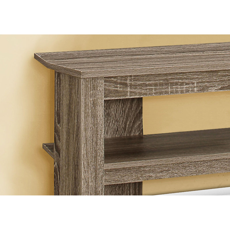 Étagère de divertissement Living Room Taupe, support pour téléviseur 42 po