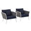 Ensemble de 2 fauteuils en aluminium Stance-732911844