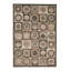 Tapis gris à motif géométrique Aleenah-23455264