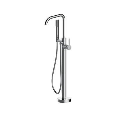 Robinet de baignoire autoportant à fixation au sol à poignée simple contento ™