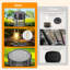 Paquet de 12 lumières de sentier solaires d'extérieur, lumières solaires extérieures imperméables IP65, allée de jardin, allée, décor de jardin