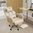 Faux Leather High Back Reclining Office Executive Chair With Footrest-1315944336