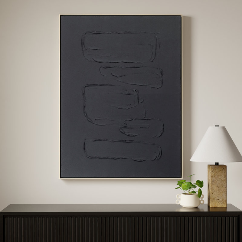 Adley Abstract Painting, 48.18" H x 36" W x 2" D