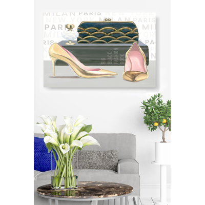 Heeled Shoes, Fashion Book, Gold, Pink, Fashionista