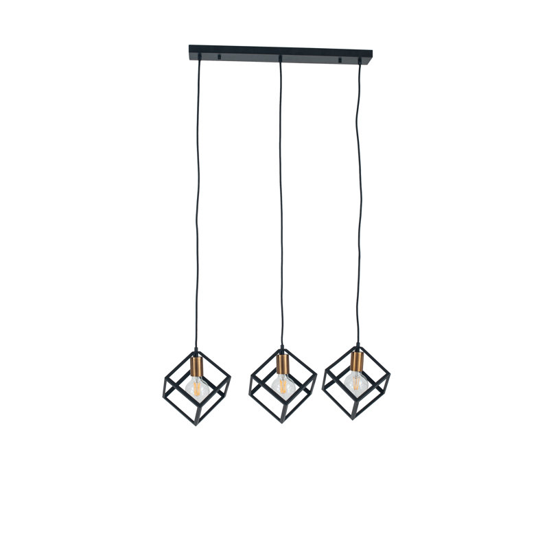 Kesler 3 - Light Black Kitchen Island Pendant