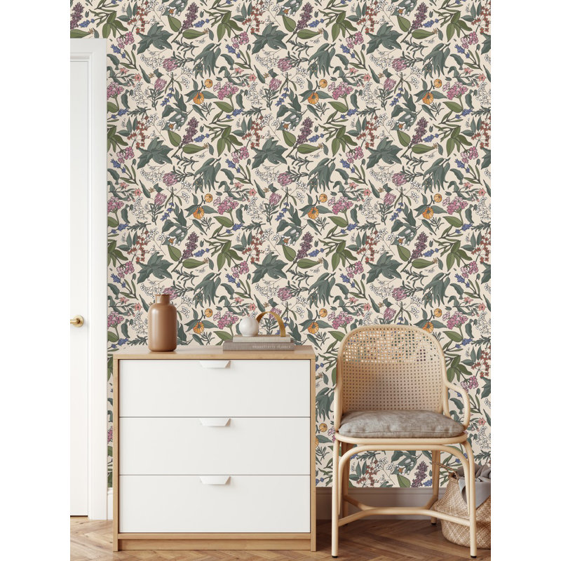 Carreau de papier peint l 25 po, L 2,09 pi x L 10,42 pi