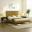 Ethan Solid Wood Platform Bed with Headboard, Rustic Bed Frame-652529527-659914696