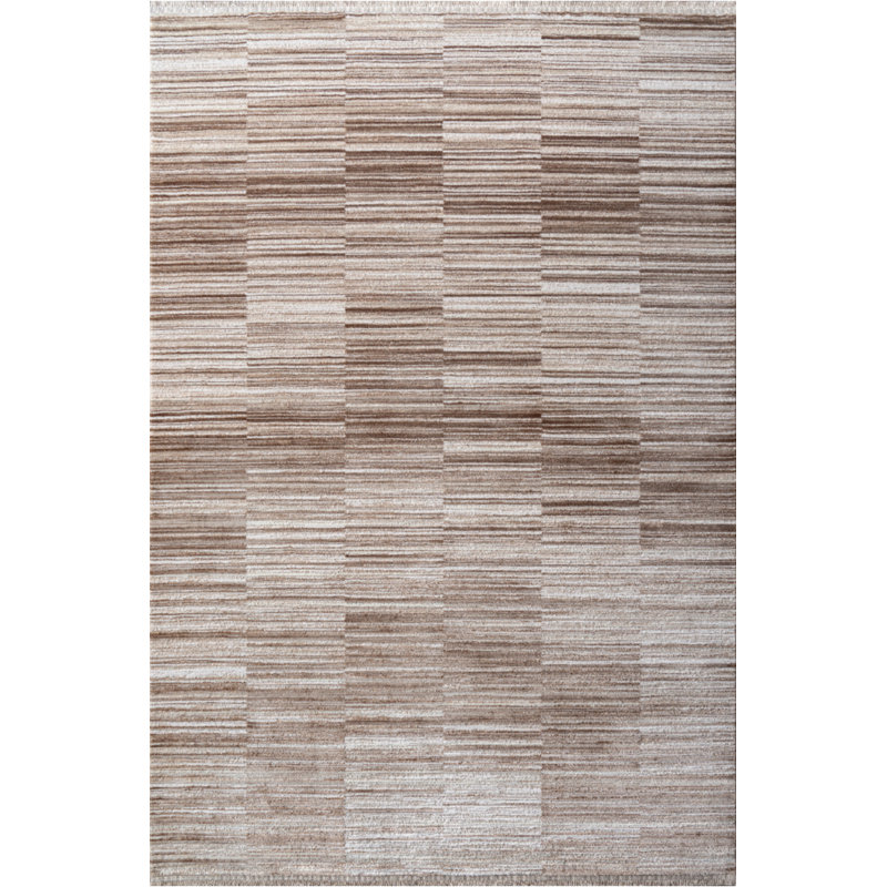 Tapis en coton rectangulaire rectangle, Rectangle 6 pi 6 po x 9 pi 6 po