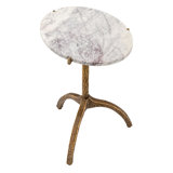 Side Table Cortina Oval - White Marble Top