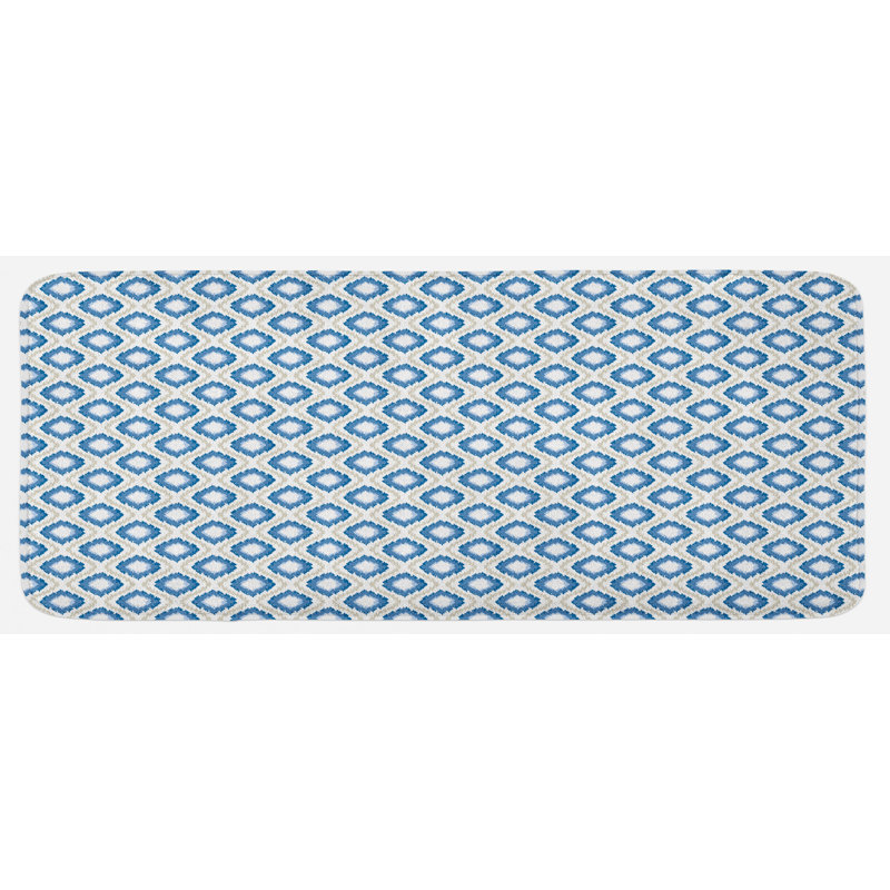 Tapis de cuisine ovale et double-S Ogee