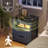 17.7"W 2-Drawer Nightstand With Light-796780066