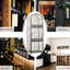 Iron Wine Bottle Rack in Brown