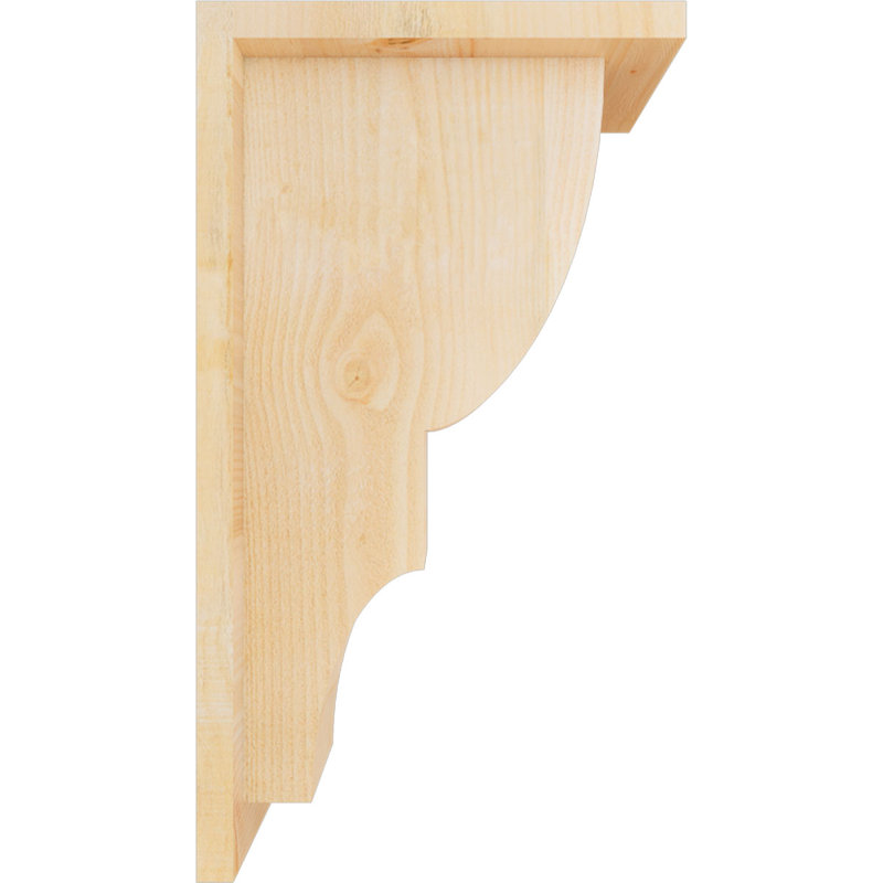 Corbeau Ridgewood avec contre-plaque, H 18 po x l 6 po x P 10 po, Sapin de Douglas, Sciage brut