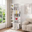 Mordern Rotating Shoe Rack Tower, Free Standing 360° Revolving Shoe Storage Rack, for entryway, living room, dressing room