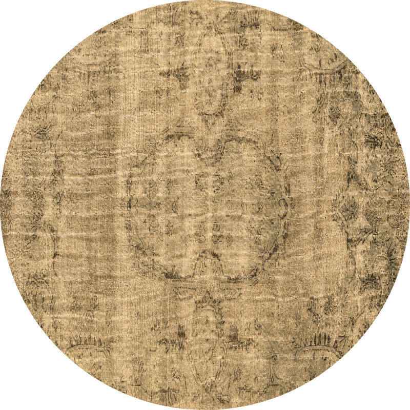 Haaniya Oriental Indoor Rug, Round 6'
