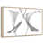 Floating Frame Natural Wood