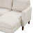 U-Shaped Sponge-Filled Cushion Combination Sofa-1181038923
