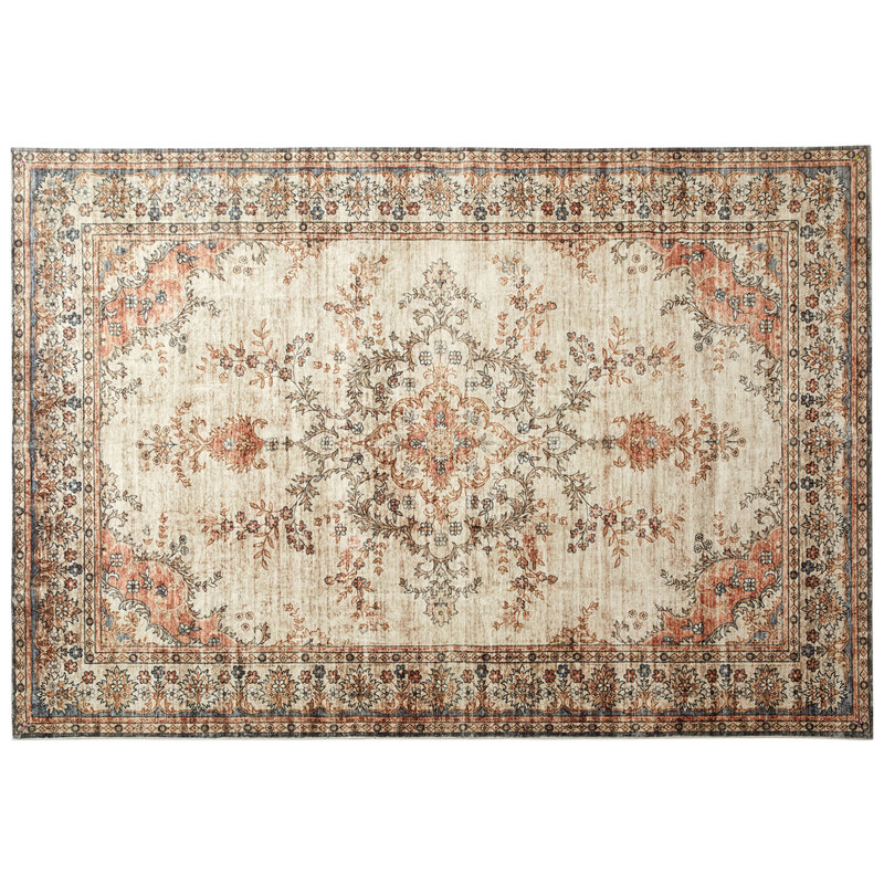Antique Timeless Cashmere Shag Area Rug, Rectangle 40 x 60 cm