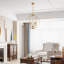Lustre globe à 4 lumières avec détails en cristal Moores-414087133-471055460-471055467
