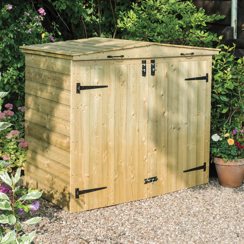 Wooden Double Bin Store
