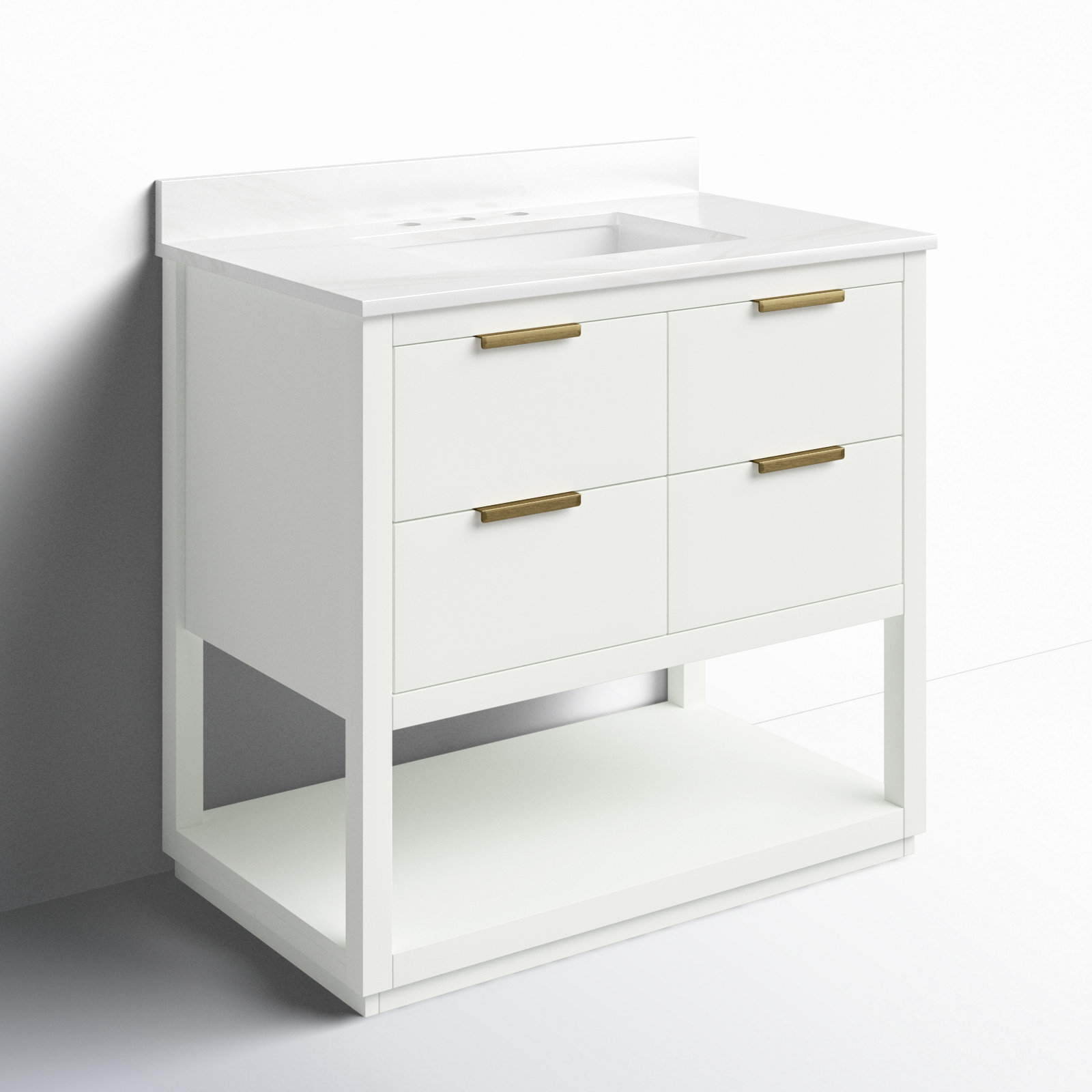 Felicity 36'' Single Bathroom Vanity, White