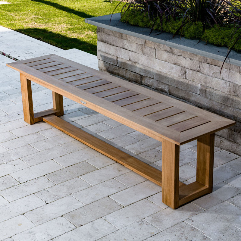 Outdoor Teak Dining Bench